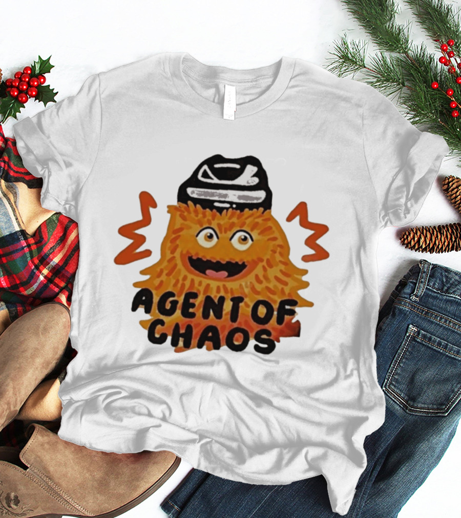 Gritty Agent Of Chaos Philadelphia Flyers T-Shirt