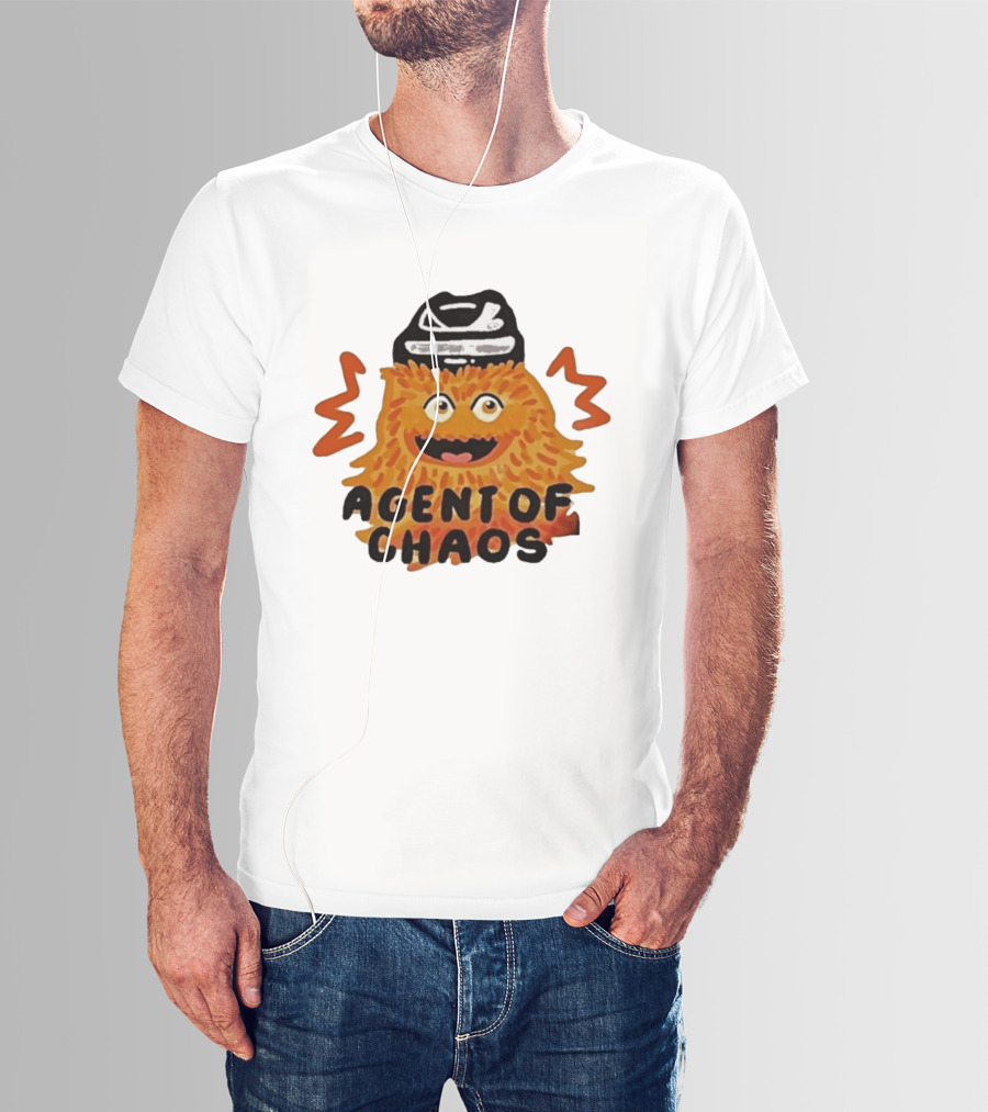 Gritty Agent Of Chaos Philadelphia Flyers T-Shirt