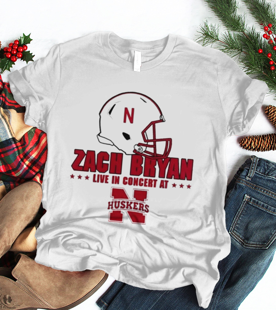 Zach Bryan Live In Concert At Nebraska Huskers 2026 T-Shirt
