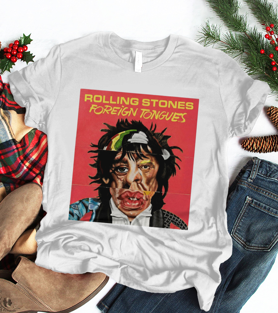 The Rolling Stones Foreign Tongues Album Cover Art 2026 T-Shirt