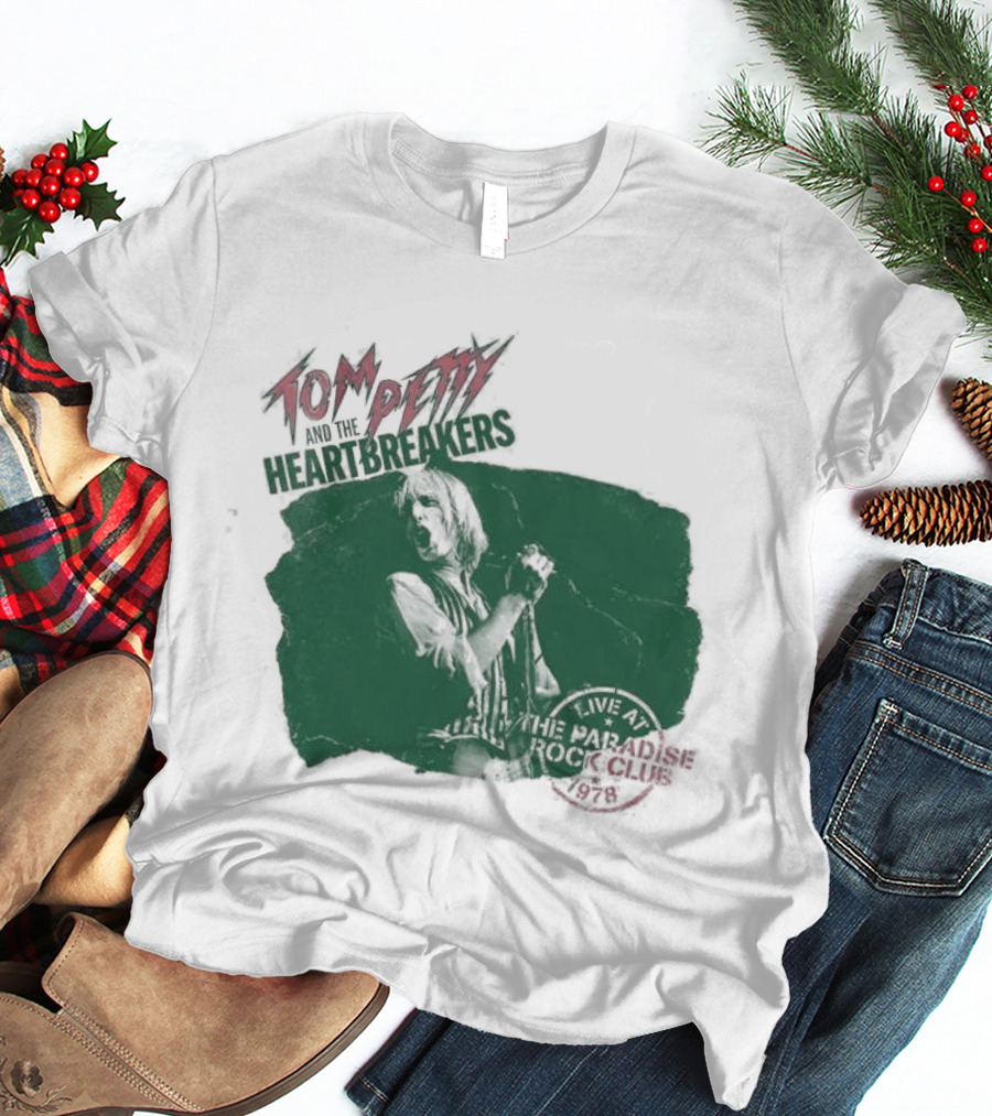 Tom Petty Live At The Paradise Rock Club Boston 1978 T-Shirt