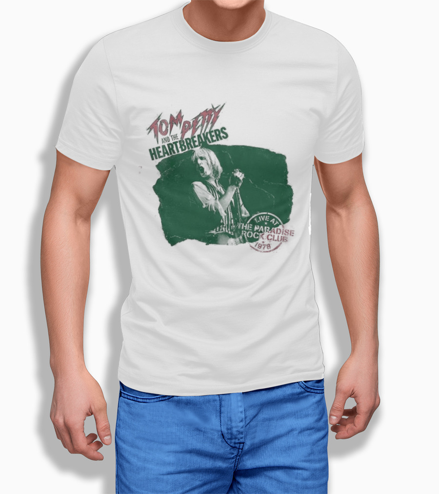 Tom Petty Live At The Paradise Rock Club Boston 1978 T-Shirt