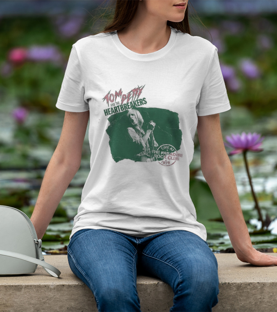 Tom Petty Live At The Paradise Rock Club Boston 1978 T-Shirt
