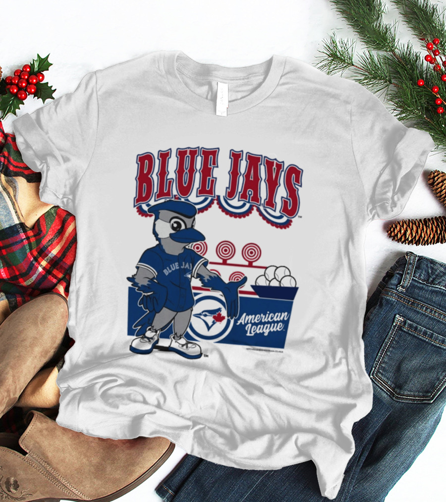 Toronto Blue Jays Mitchell Ness Step Back Up Cream American League T-Shirt