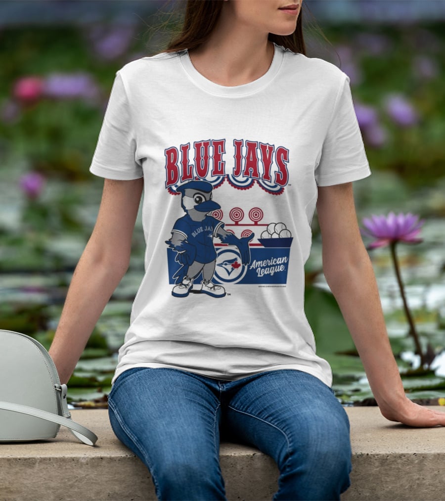 Toronto Blue Jays Mitchell Ness Step Back Up Cream American League T-Shirt