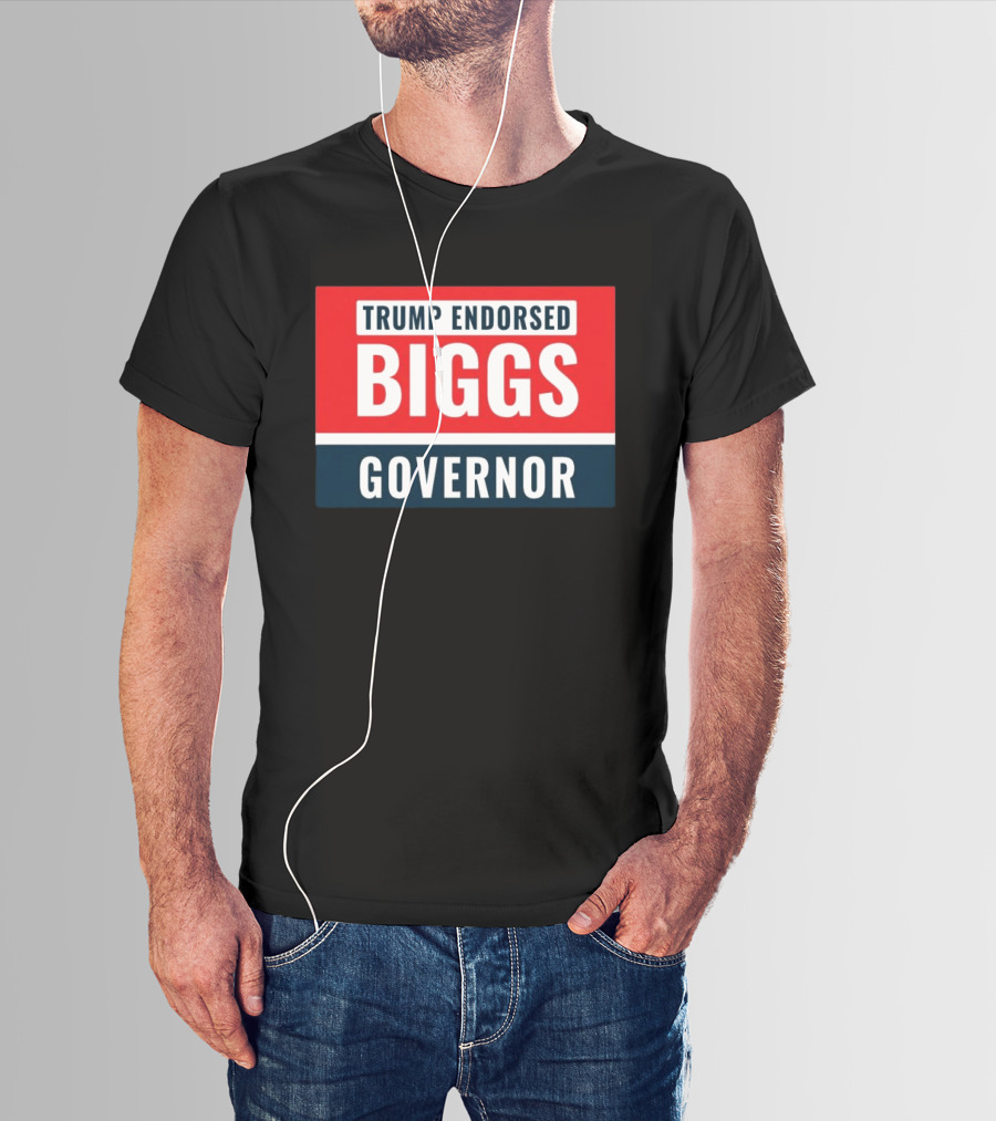 Biggs Governor Trump Endorsed Garment Dyed T-Shirt