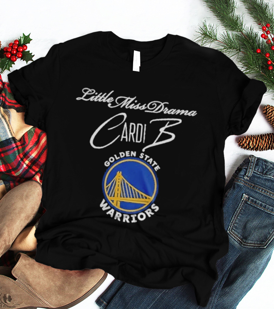Cardi B Little Miss Drama Golden State Warriors Tour T-Shirt