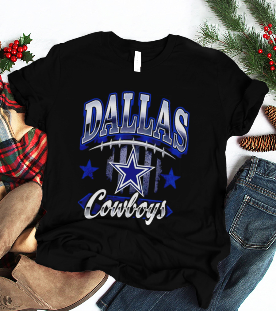 Dallas Cowboys Americana 2026 Star And Stripes Football Team Fan T-Shirt