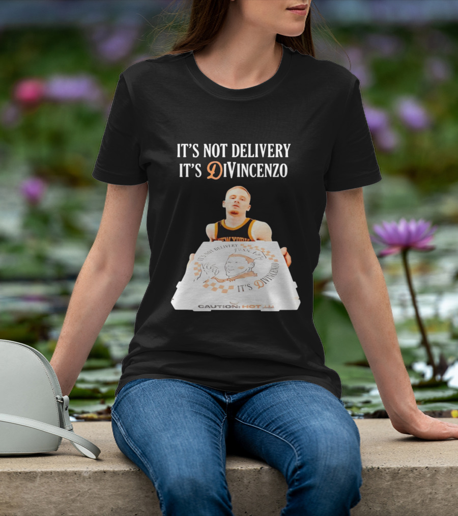 It's Not Delivery It's DiVincenzo Basketball Pizza Box T-Shirt