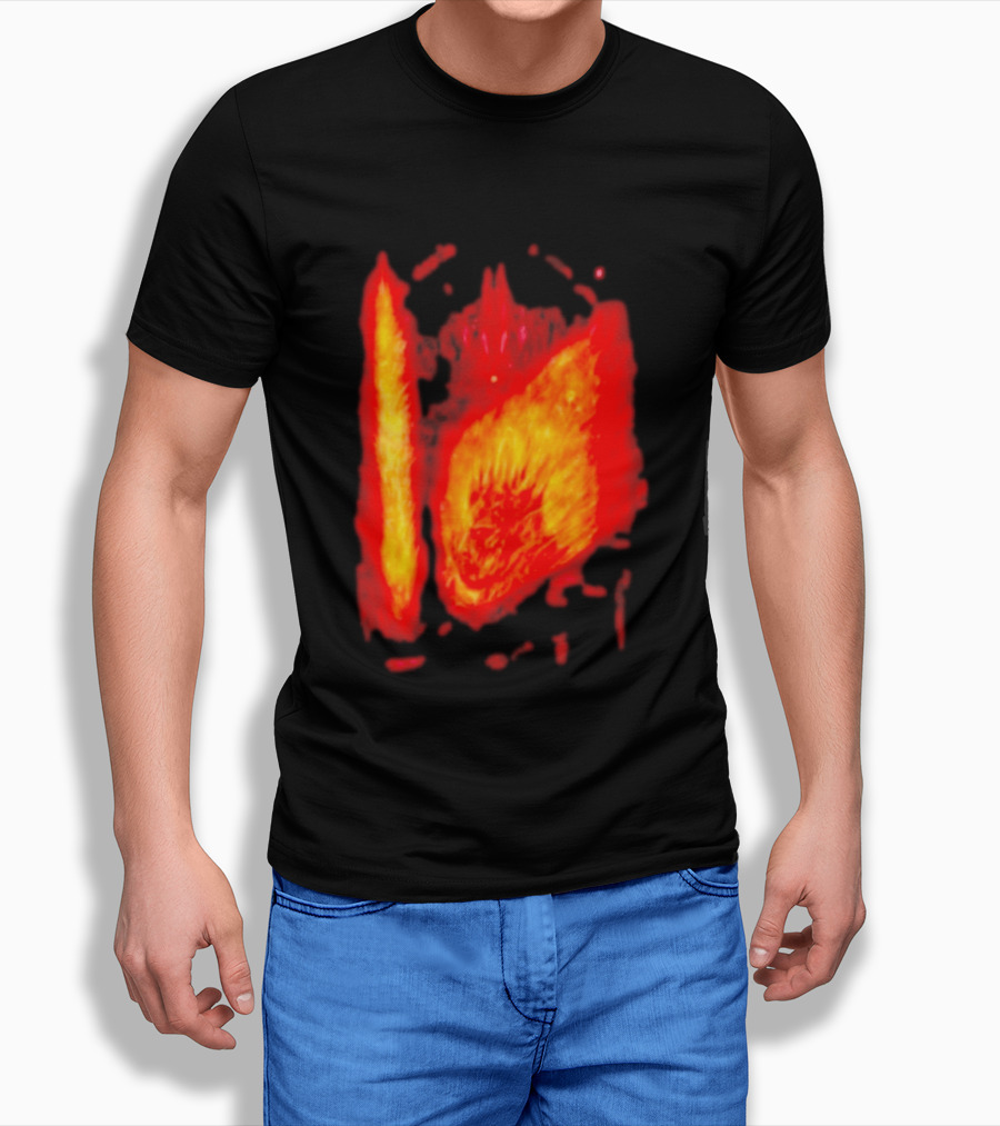 Flame Knight Fire Armor Blaze T-Shirt