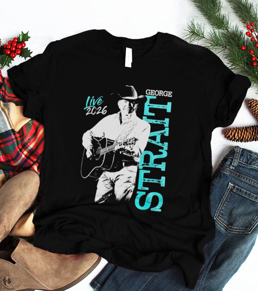 George Strait Live 2026 Death Valley Edition Black T-Shirt