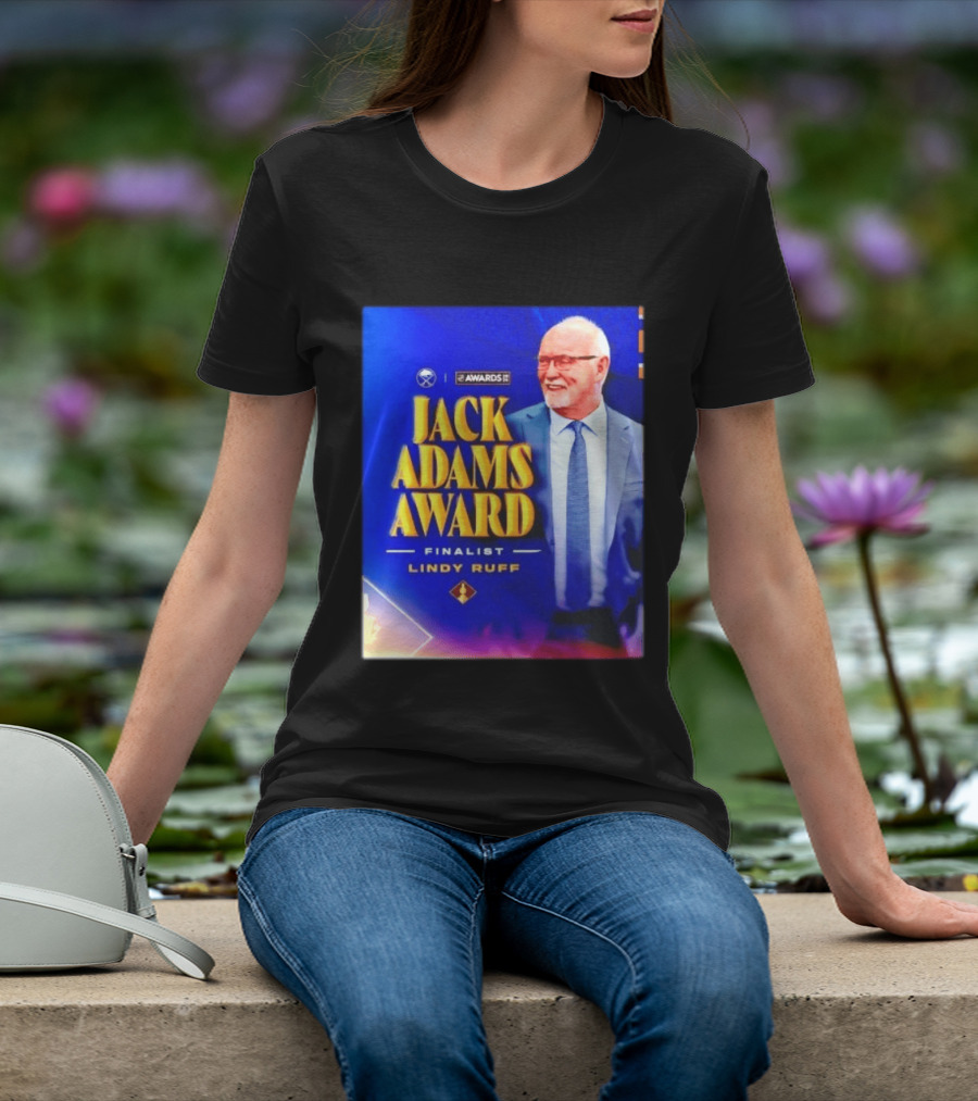 Lindy Ruff Jack Adams Award Finalist NHL Coach Recognition T-Shirt