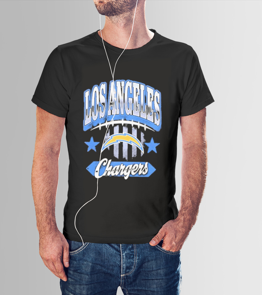 Los Angeles Chargers Americana Stars And Stripes 2026 T-Shirt