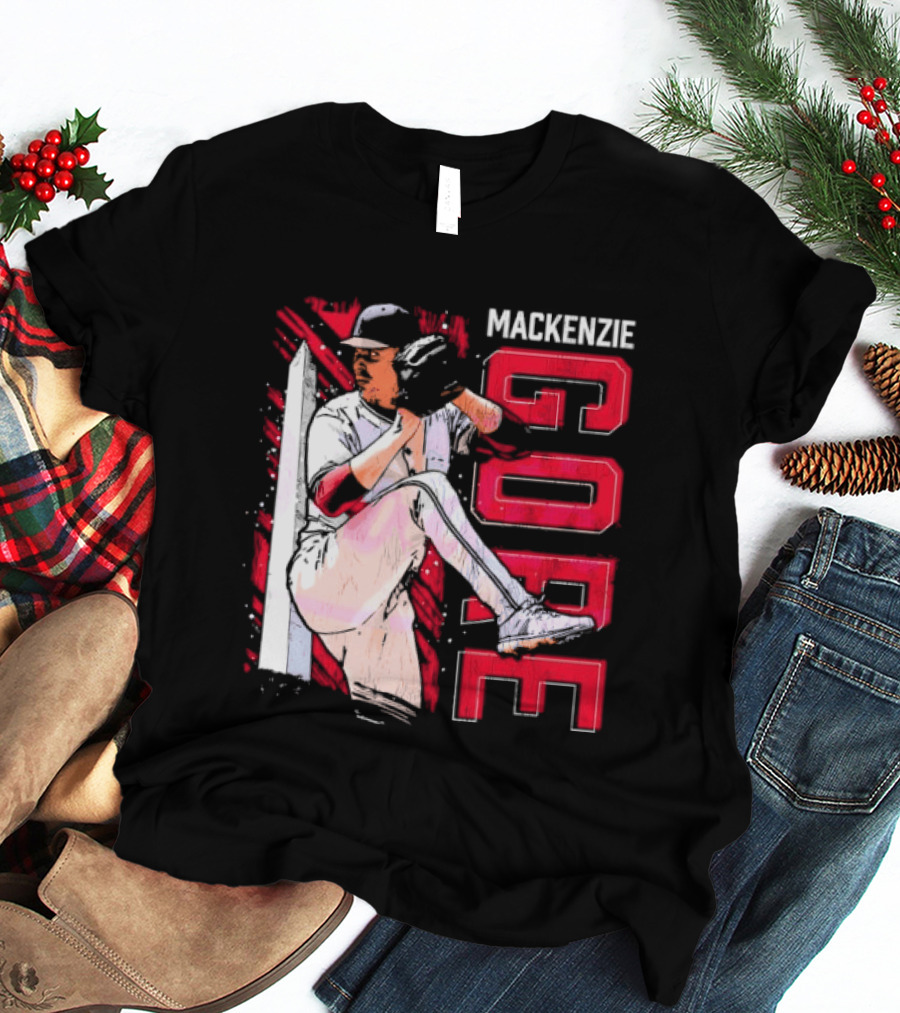 Mackenzie Gore Washington Pitching Action Baseball T-Shirt