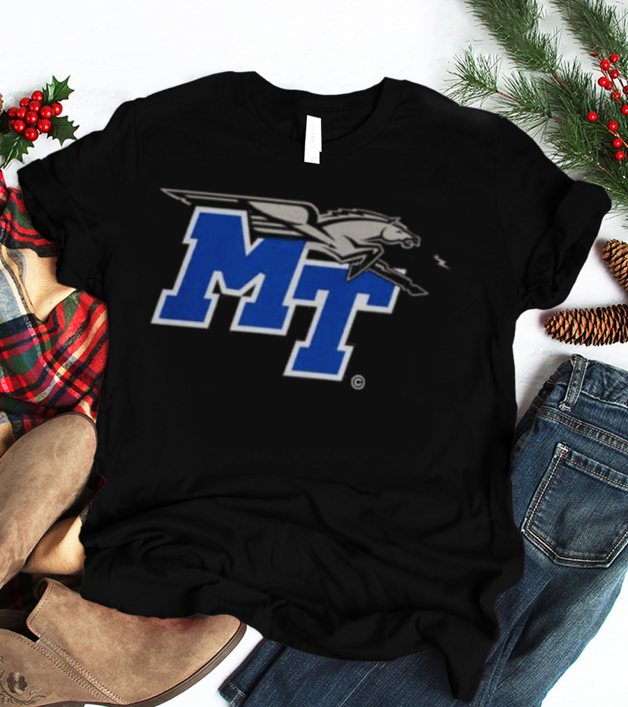 Middle Tennessee State Blue Raiders MT Flying Horse T-Shirt