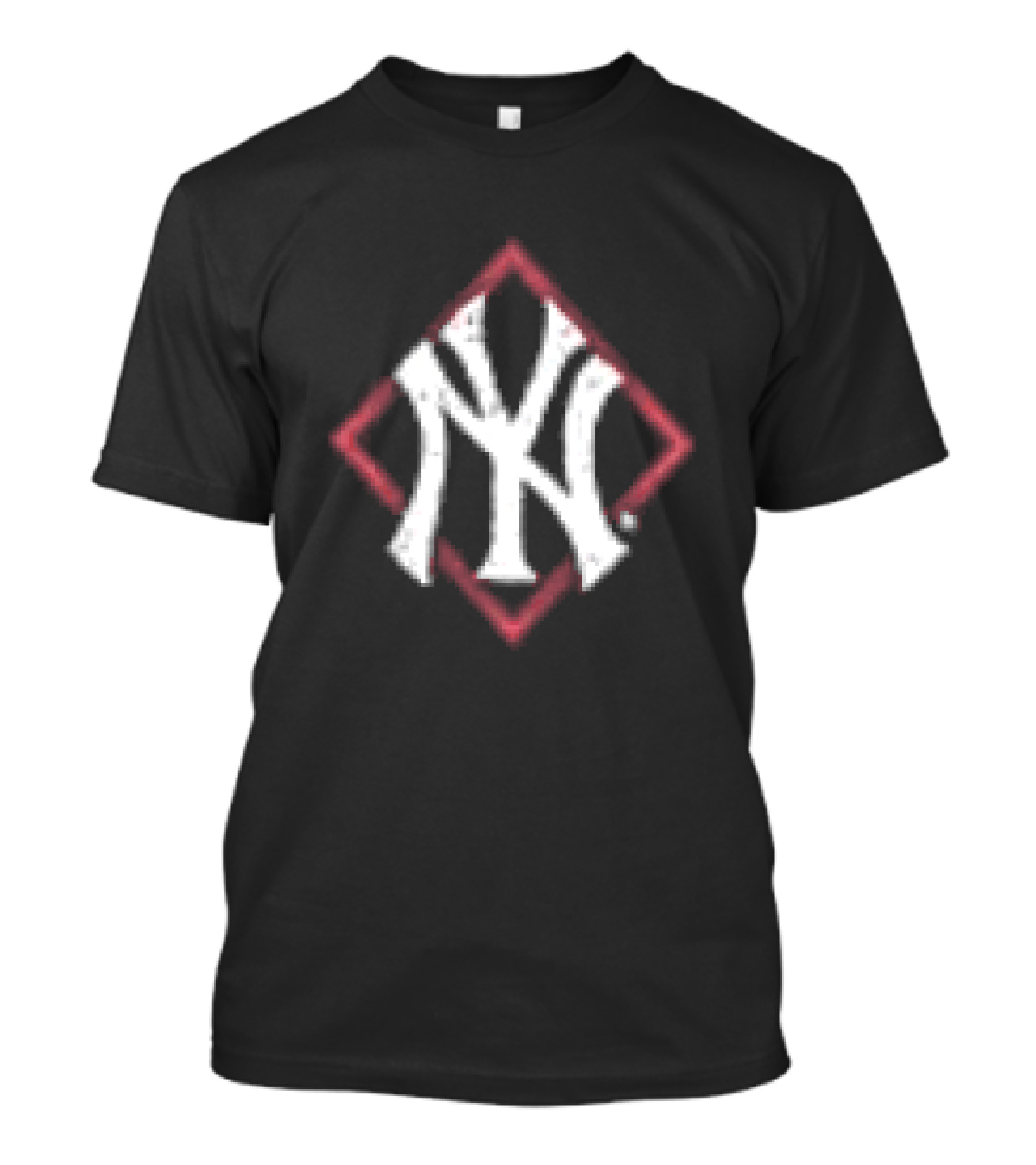 New York Yankees America's Pastime Black Americana NY Monogram T-Shirt