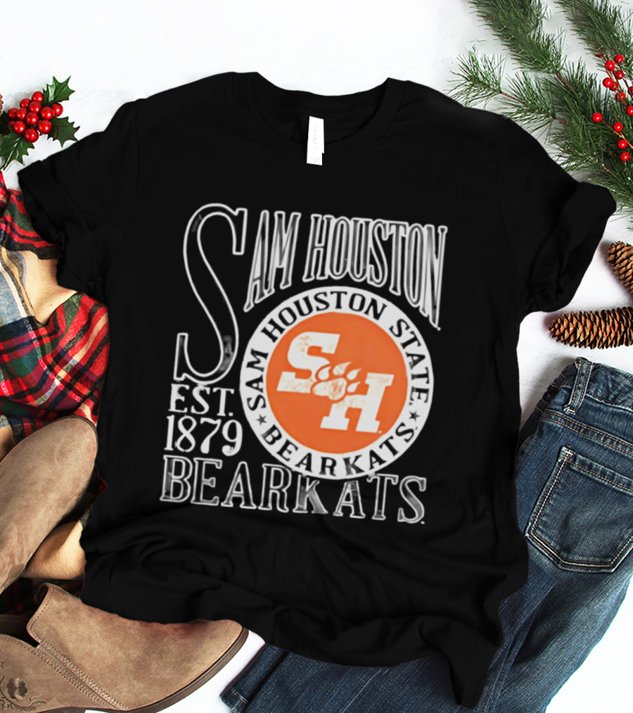 Sam Houston State Bearkats Est 1879 SH Paw T-Shirt