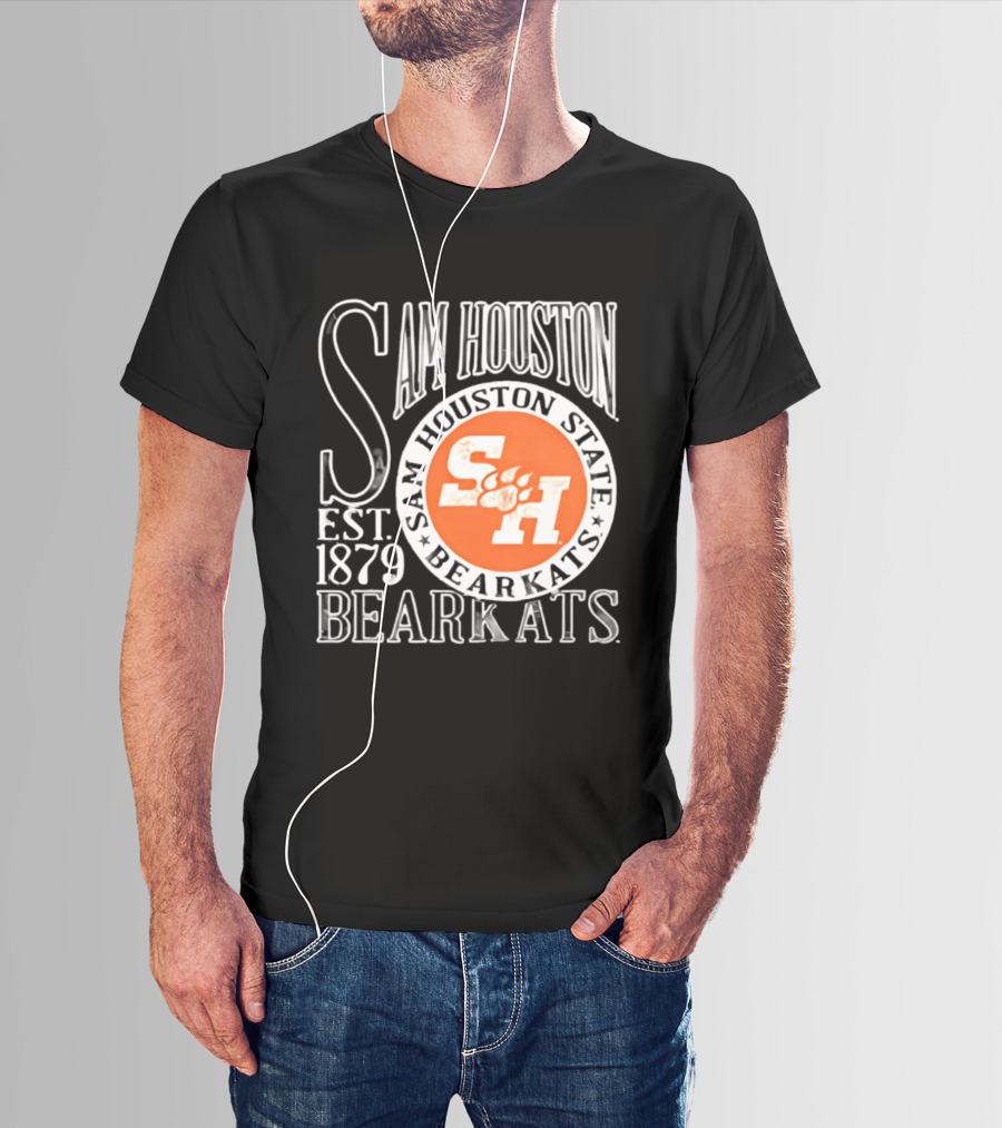 Sam Houston State Bearkats Est 1879 SH Paw T-Shirt