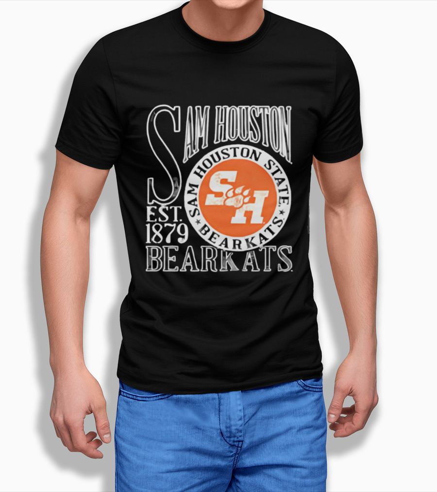 Sam Houston State Bearkats Est 1879 SH Paw T-Shirt