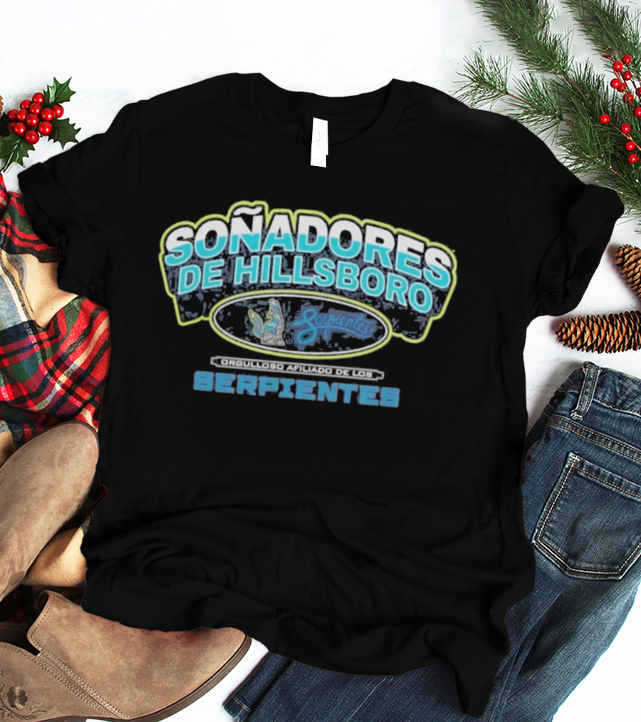 Soñadores De Hillsboro Serpientes Copa De La Diversion Baseball T-Shirt