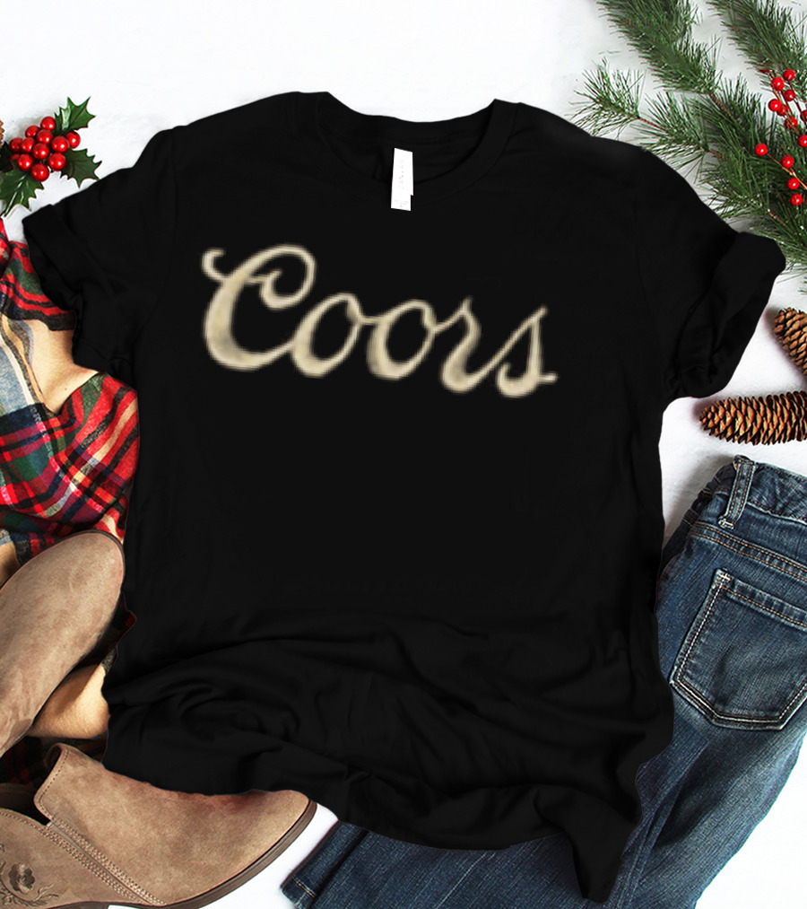 Surdimensionné Coors Original Vintage Style Imprimé T-Shirt