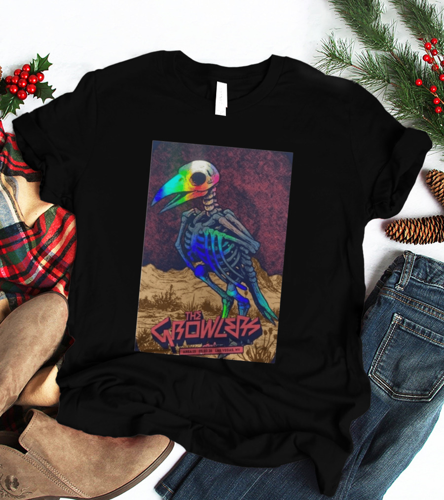 The Growlers Las Vegas Area 15 May 1 2026 Skeleton Bird T-Shirt