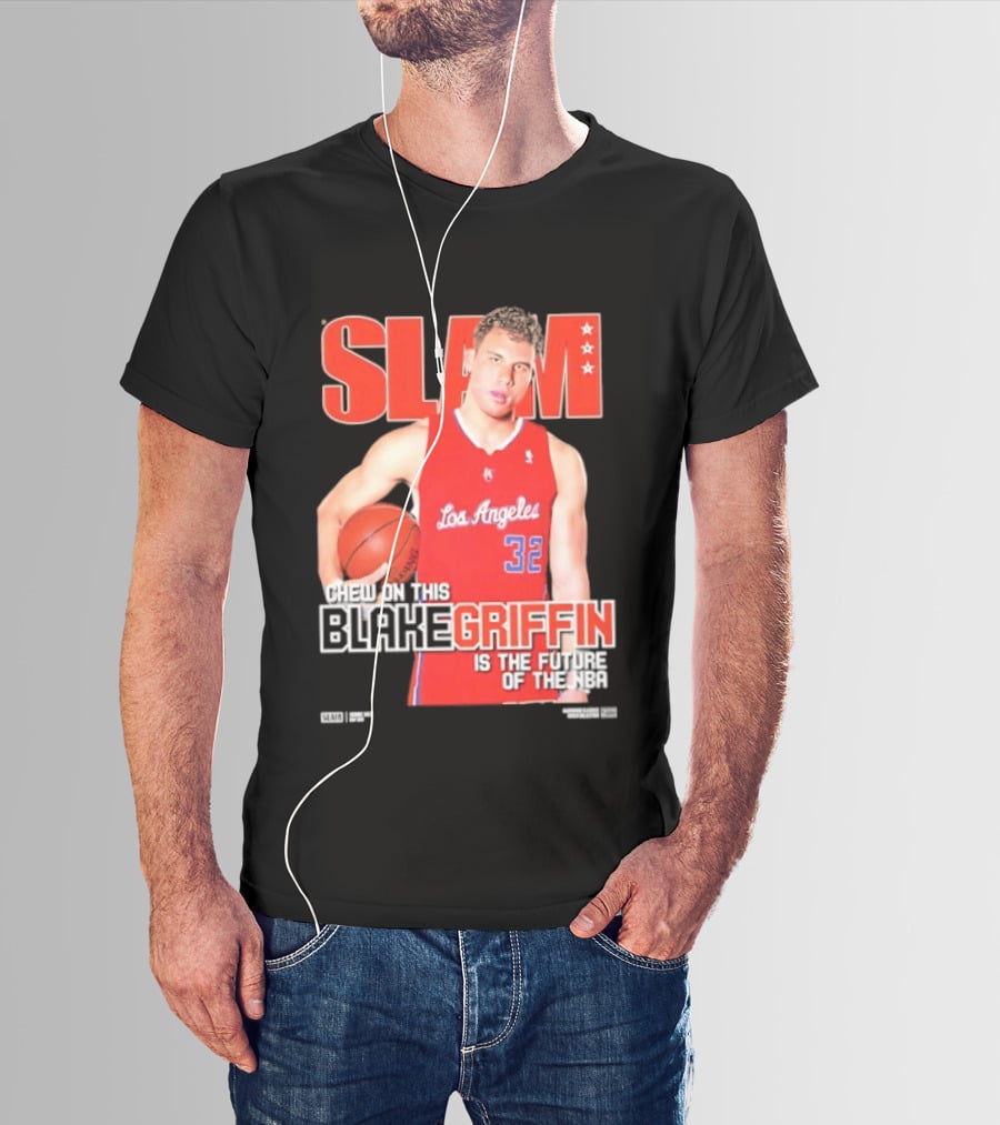 SLAM Los Angeles Clippers Blake Griffin Chew On This Is The Future Of The NBA T-Shirt