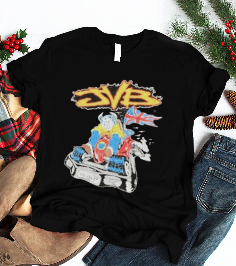 JVB Tour UK 2026 Viking Racer With Union Jack Flag T-Shirt