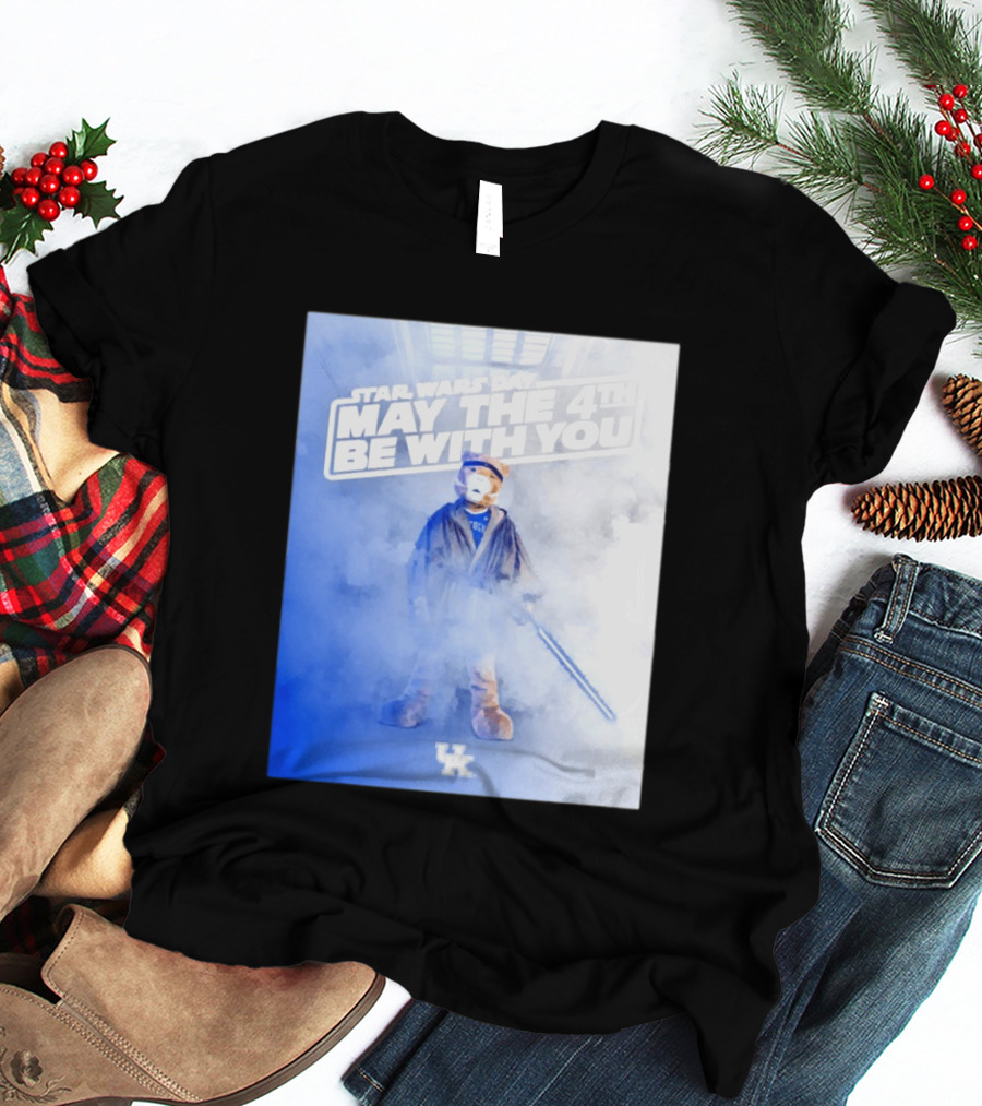 Star Wars Day May The 4th Be With You Kentucky Wildcats T-Shirt