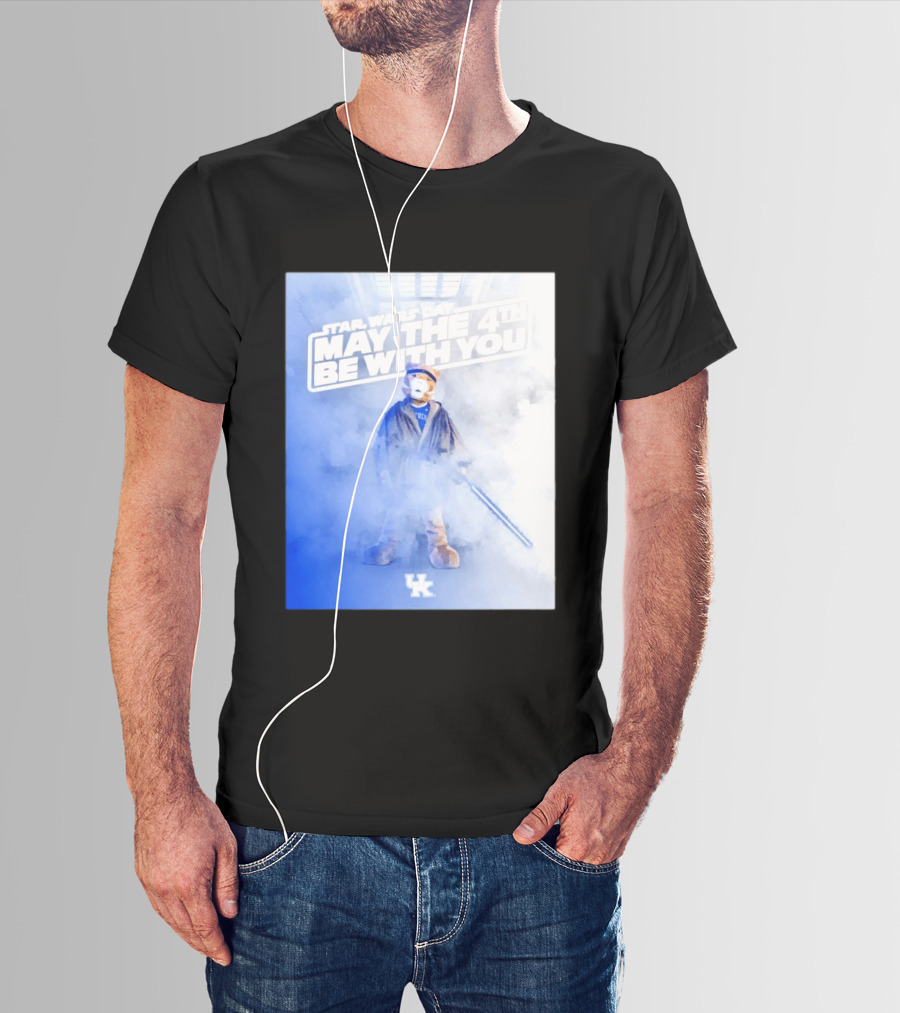 Star Wars Day May The 4th Be With You Kentucky Wildcats T-Shirt