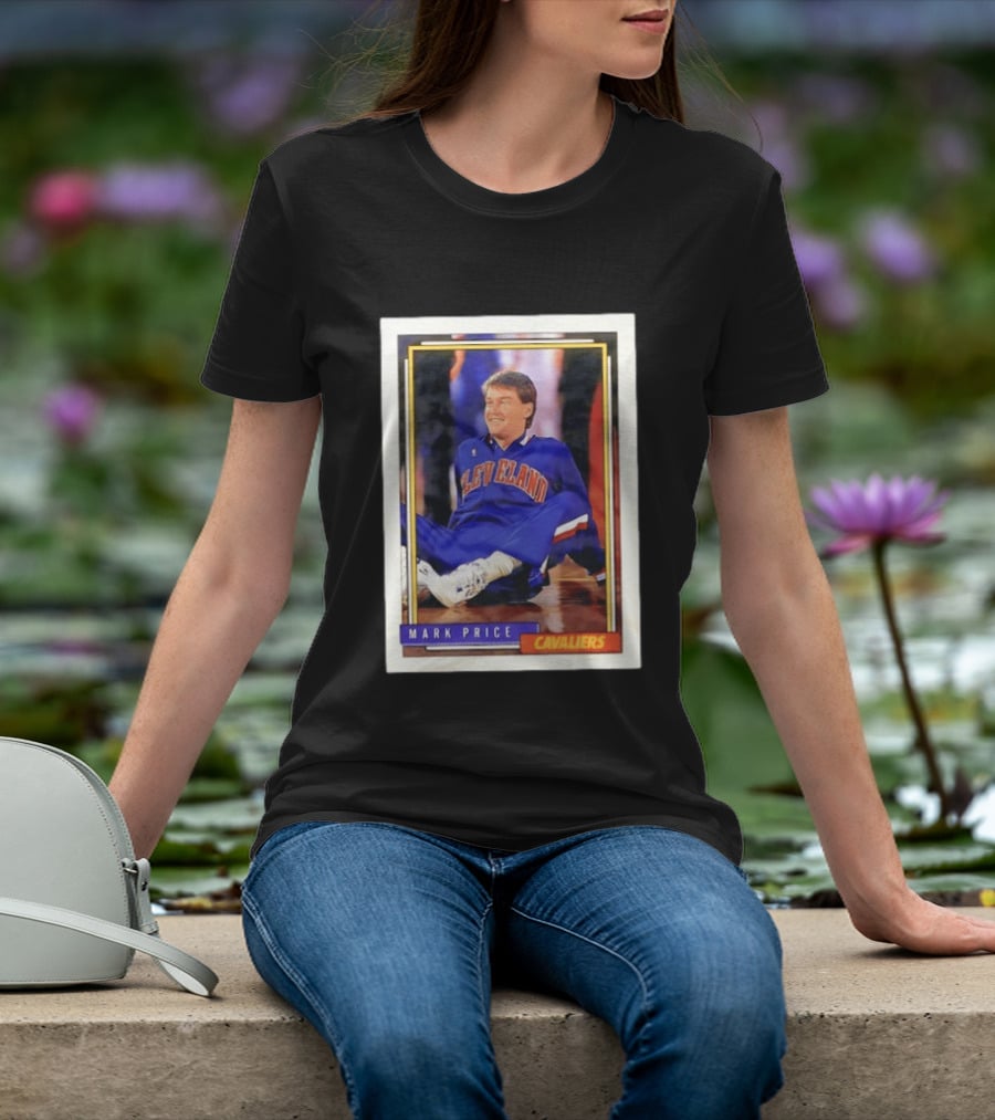 Cleveland Cavaliers Mark Price 1992 Basketball Trading Card Classic Moment T-Shirt