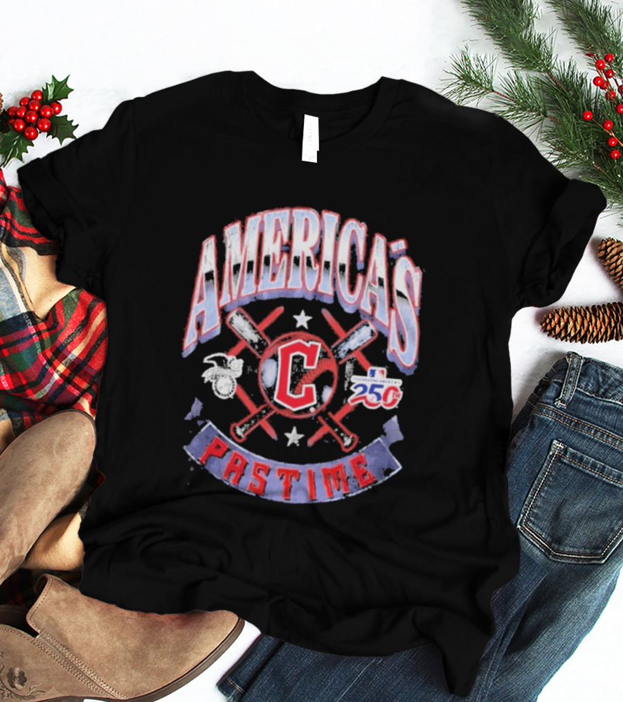Cleveland Guardians 250th Anniversary America's Pastime T-Shirt
