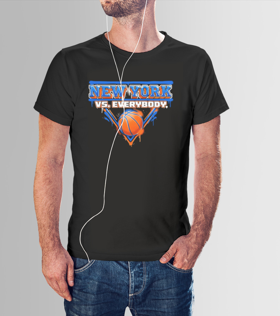 New York Vs Everybody Knicks Basketball NBA 2026 T-Shirt