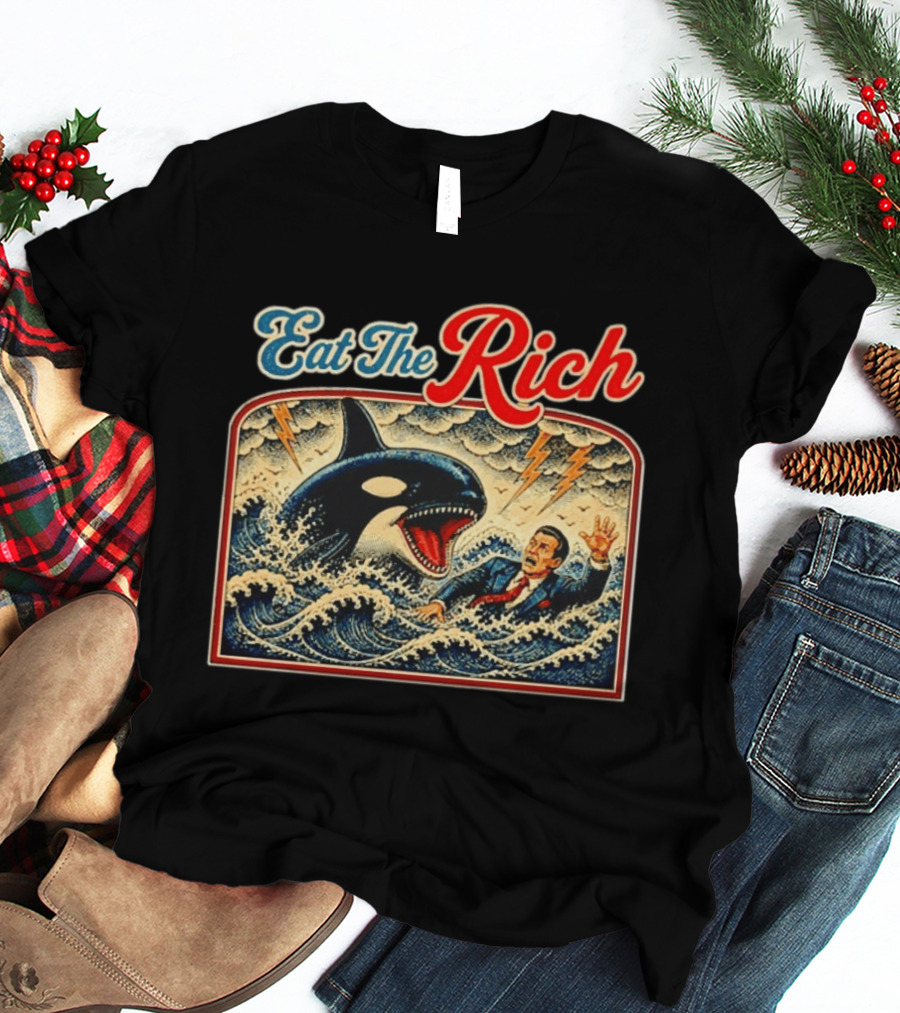Eat The Rich Orca Billionaire T-Shirt