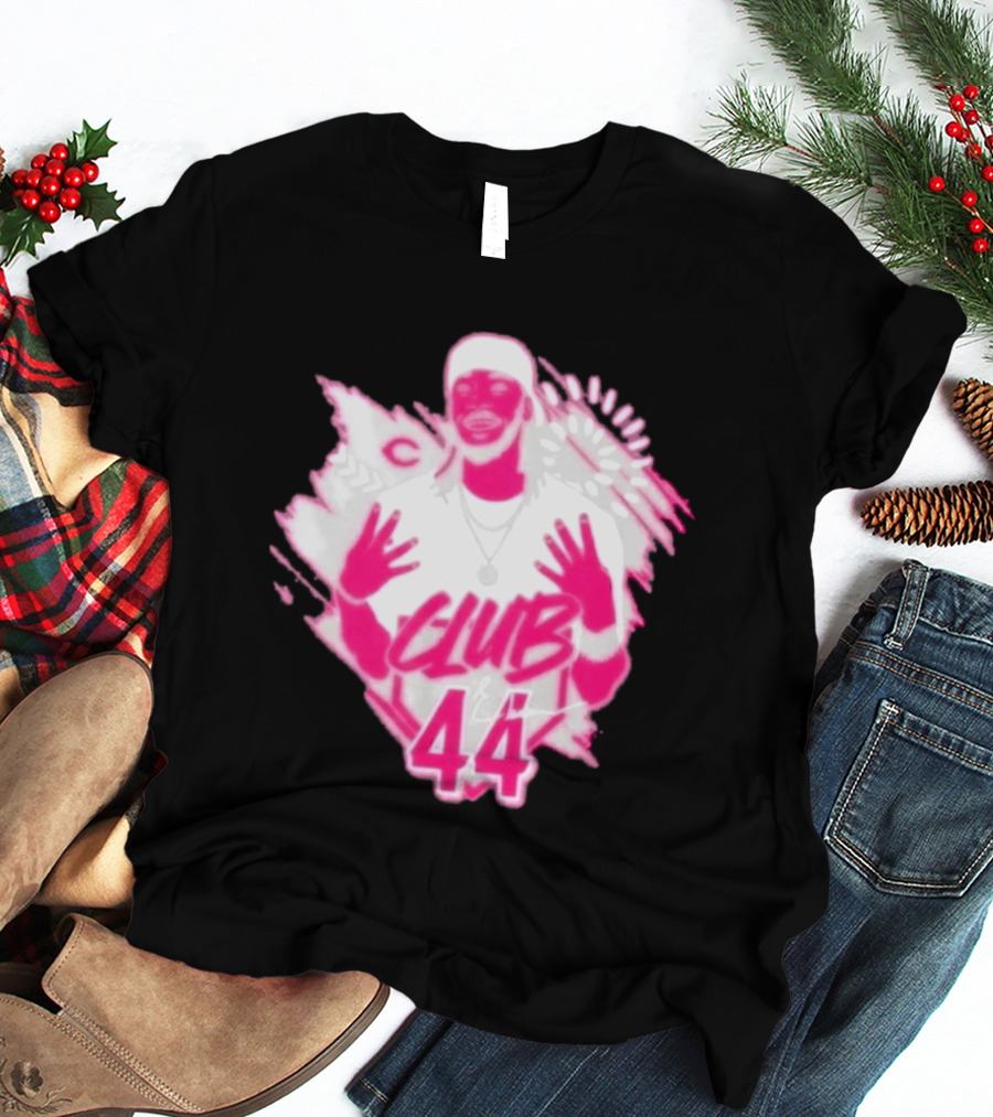 Elly De La Cruz Club 44 Pink Cincinnati Baseball T-Shirt