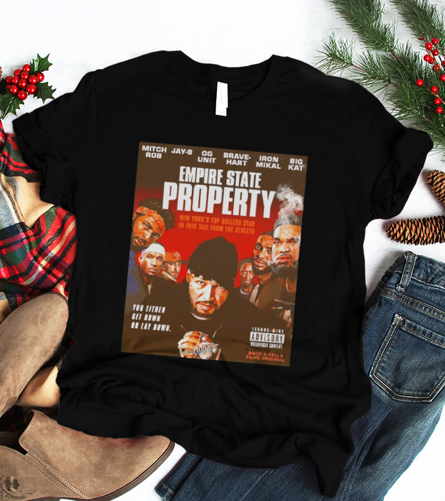 Mitch Rob Jay B OG Unit Brave Hart Iron Mikal Big Kat Empire State Property New York Knicks Baller Tale T-Shirt