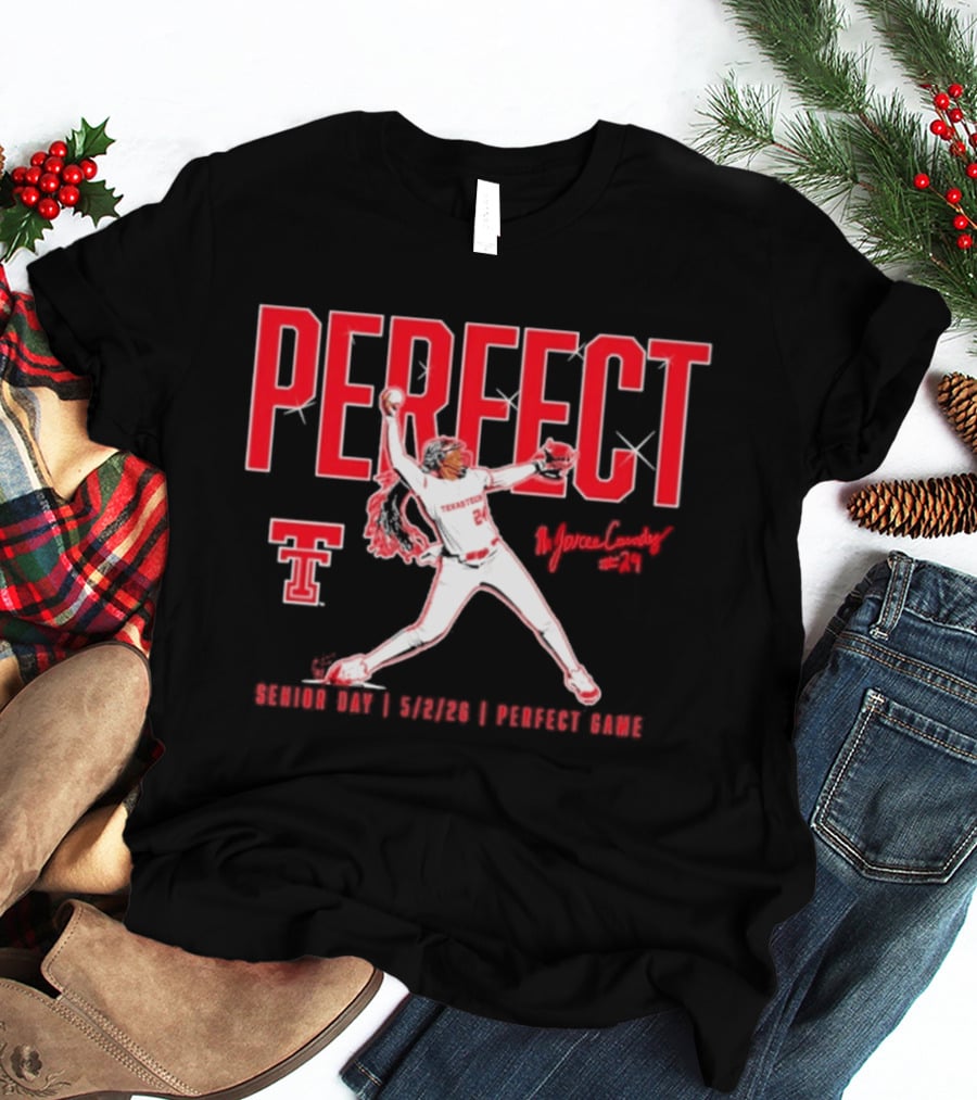 Texas Tech Softball Senior Day Lubbock Perfect Game NiJaree Canady T-Shirt