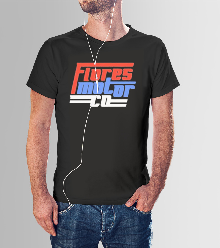 Wyatt Flores Flores Motor CO 2026 Tour Red And Blue T-Shirt