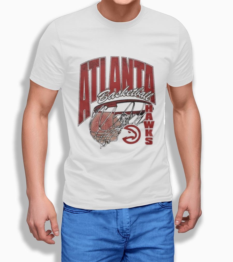 Atlanta Hawks Basketball Script Swish 2026 T-Shirt