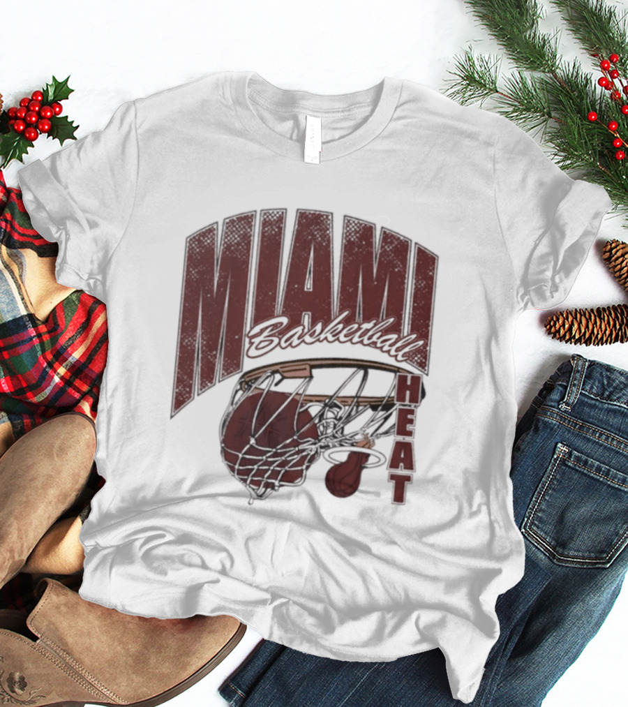 Miami Basketball Swish 2026 Hoop Dunk T-Shirt