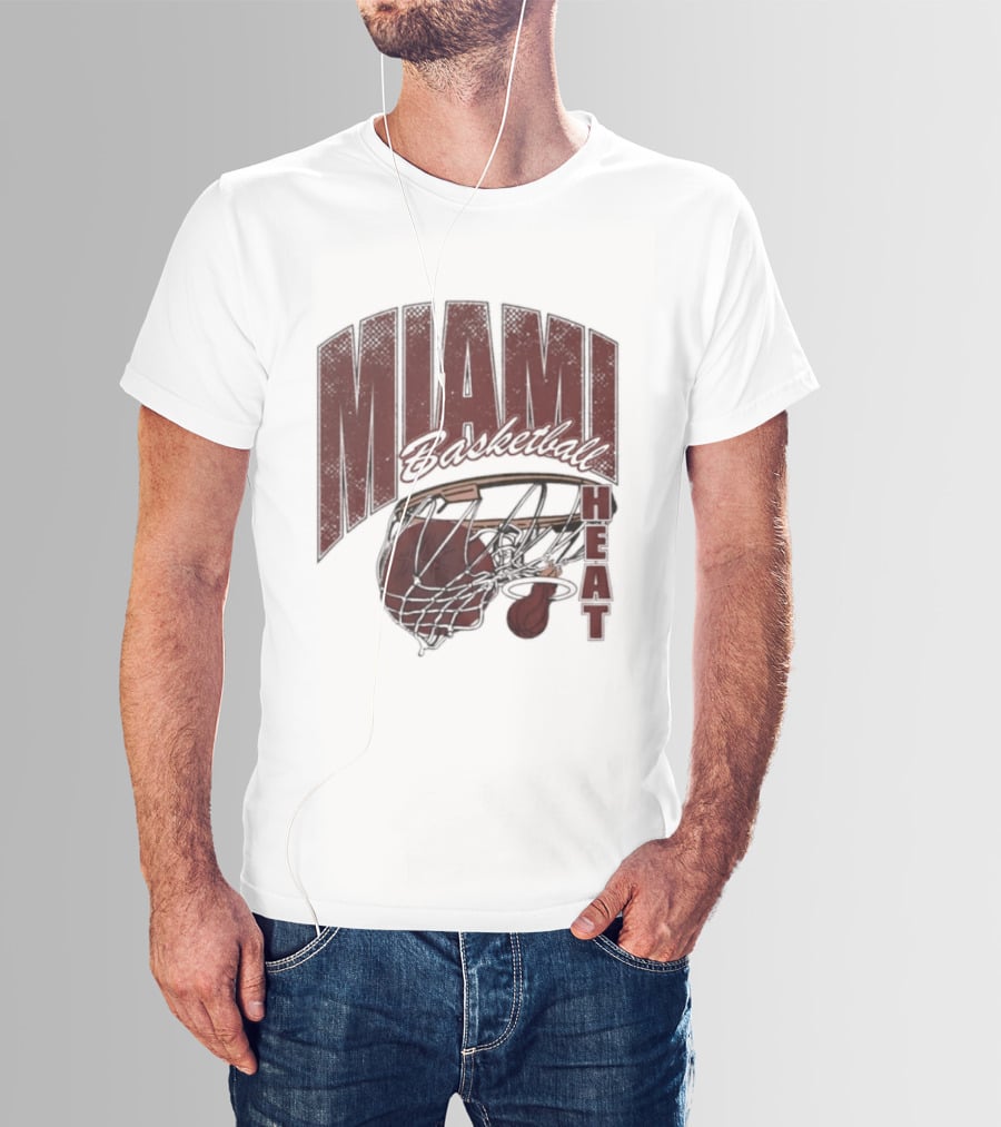 Miami Basketball Swish 2026 Hoop Dunk T-Shirt