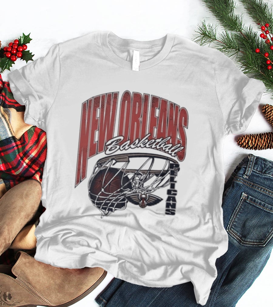 New Orleans Basketball Swish 2026 Pelicans T-Shirt