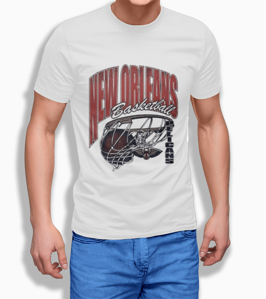 New Orleans Basketball Swish 2026 Pelicans T-Shirt