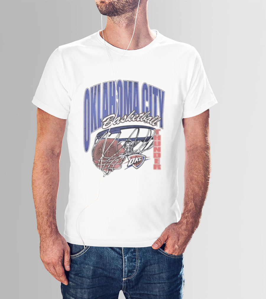 Oklahoma City Basketball Swish 2026 T-Shirt