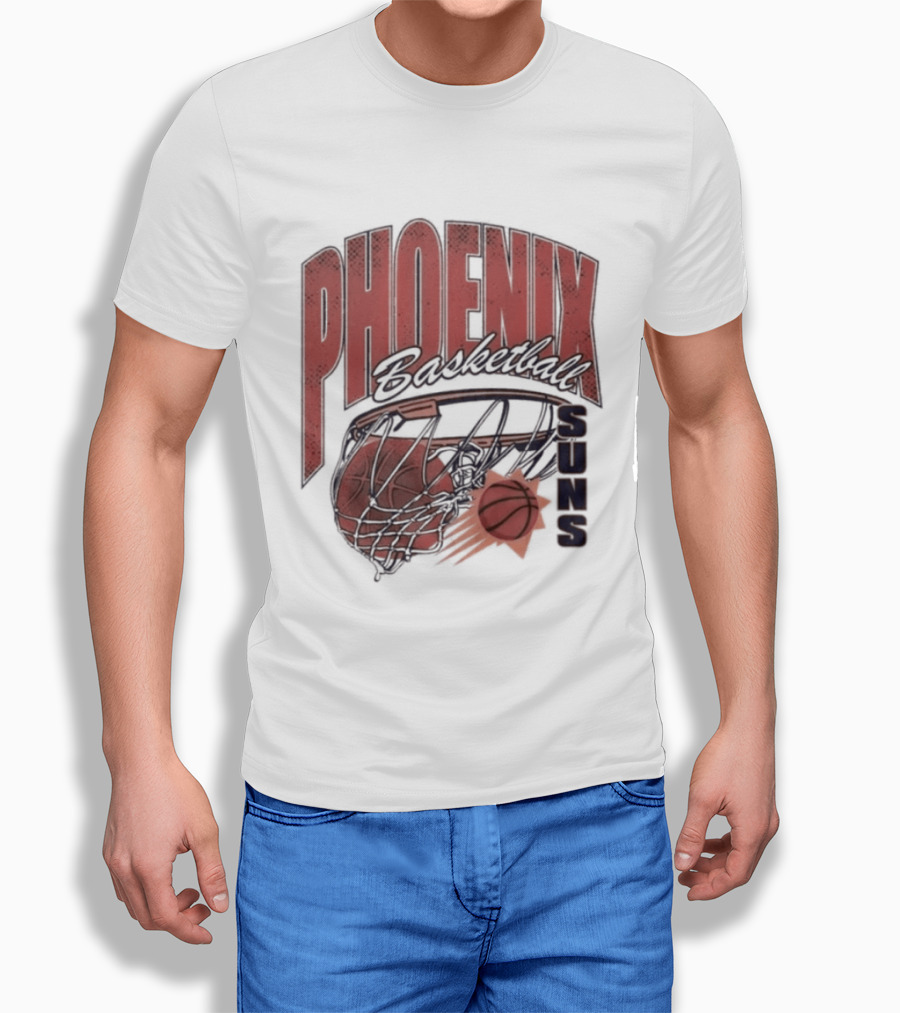 Phoenix Suns Basketball 2026 Swish Script T-Shirt