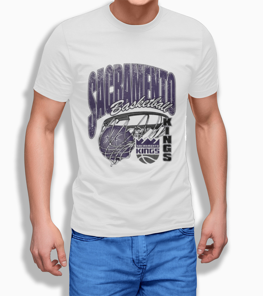 Sacramento Kings Basketball Swish Script 2026 T-Shirt