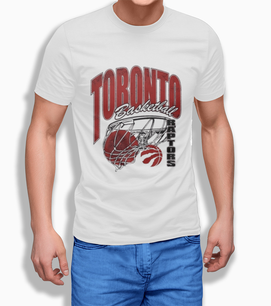 Toronto Raptors Basketball 2026 Script Swish T-Shirt