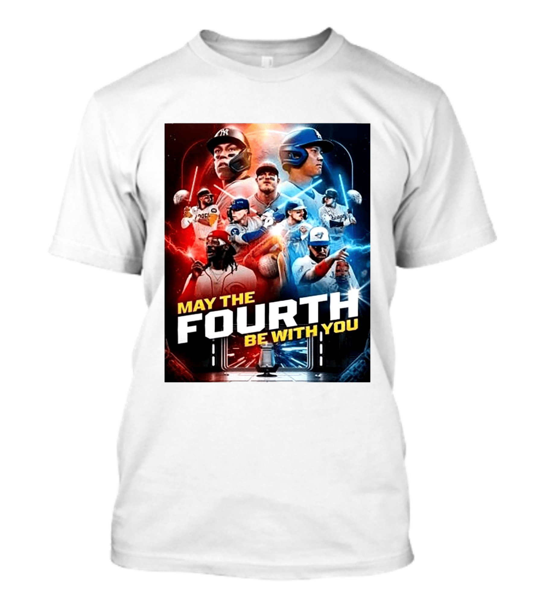 May The Fourth Be With You MLB Star Wars Day 2026 Celebration T-Shirt