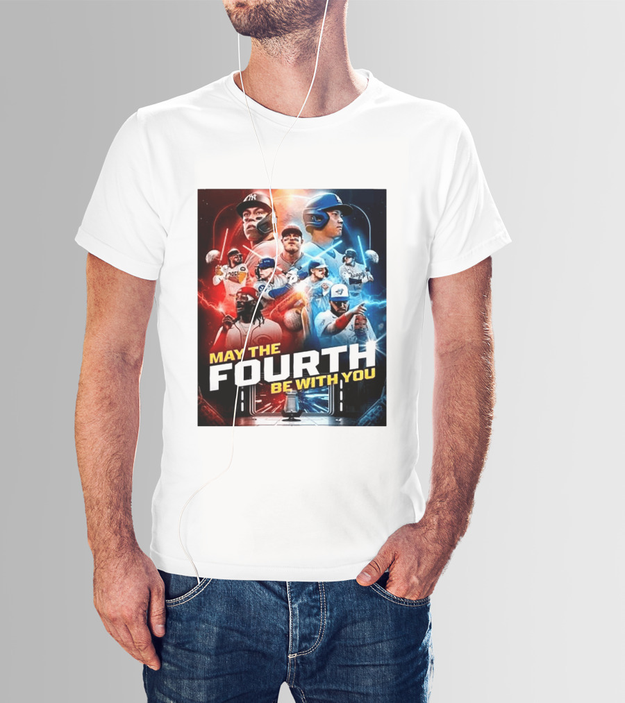 May The Fourth Be With You MLB Star Wars Day 2026 Celebration T-Shirt