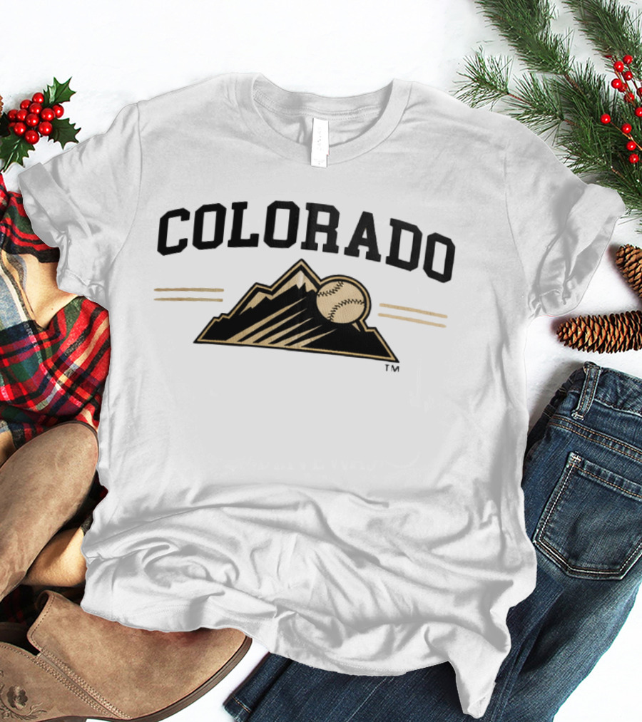 Colorado Rockies University Of Colorado 2026 Hat Giveaway Baseball Mountain T-Shirt